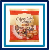 188968 Bedo Chocolate Eclairs 150 gram