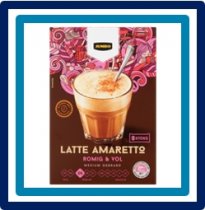 319481 Huismerk Latte Amaretto Romig & Vol 8 Stuks 140 gram
