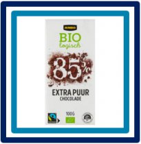 Huismerk Chocolade Extra Puur 85% Biologisch 100 gram