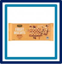 428128 Huismerk Fruit Biscuits Naturel 5 x 3 stuks