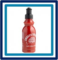 203176 Go-Tan Smokey Sriracha Hot Chilli Sauce 215 ml