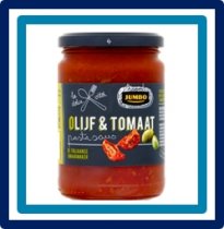 Huismerk La Dolce Vita Olijf & Tomaat Pastasaus 340 gram
