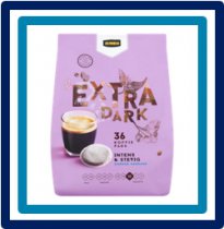 Huismerk Koffiepads Extra Dark 36 stuks