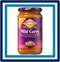 Patak's Mild Curry Saus Patak's Mild Curry Saus 425 gram